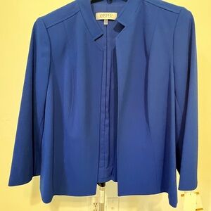 Kasper Women's Vibrant Blue Suit Jacket and skirt